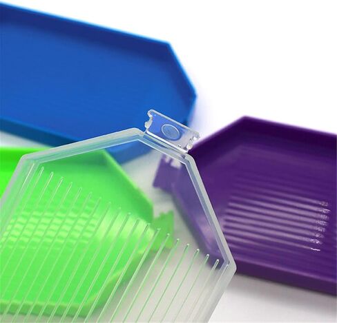 Huacan 4 Large Diamond Painting Tools Bead Sorting Trays Organizer for DIY Craft in Saudi Arabia