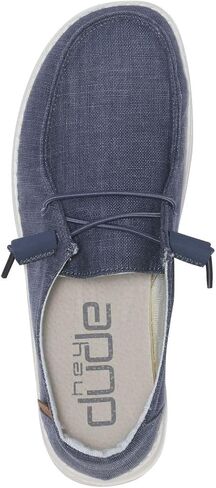 Hey Dude Wendy Chambray Light Blue Size 11, Women’s Shoes, Women’s Slip-on Loafers, Comfortable & Light-Weight in Saudi Arabia