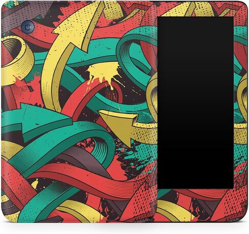 Tablet Skin Compatible with Kobo Clara 2E (2022) - Yellow Hip Hop - Premium 3M Vinyl Protective Wrap Decal Cover - Easy to Apply | Crafted in The USA by MightySkins in Saudi Arabia