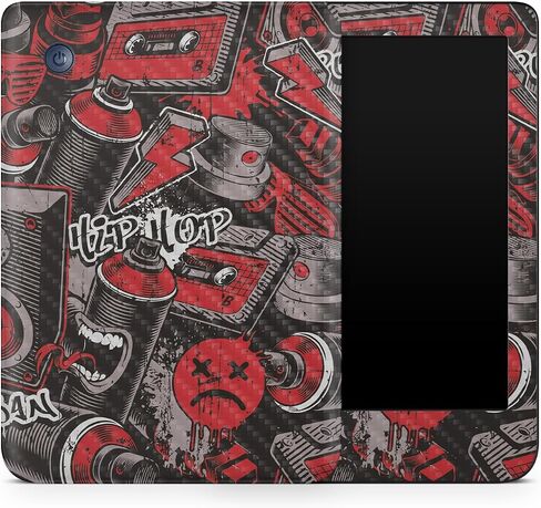 Tablet Skin Compatible with Kobo Clara 2E (2022) - Yellow Hip Hop - Premium 3M Vinyl Protective Wrap Decal Cover - Easy to Apply | Crafted in The USA by MightySkins in Saudi Arabia