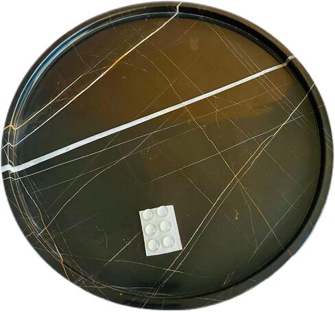 Marble Tray,(Dark Gray) Natural Volcanic Stone Tray，Home Decor，Halloween Candle Tray, Christmas Decoration Tray in Saudi Arabia