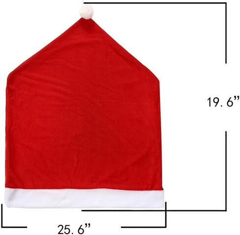Santa Claus Dining Chair Slipcovers, Christmas Party Chair Covers (2) in Saudi Arabia