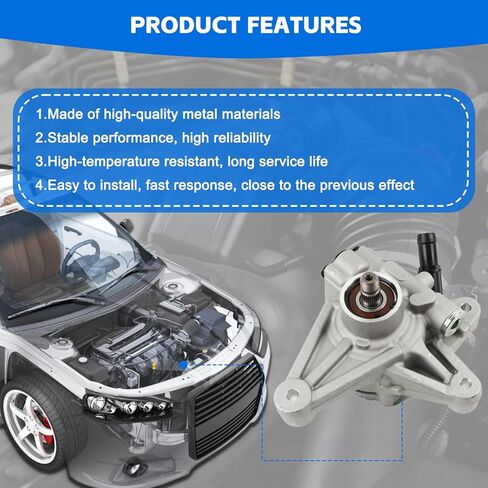Power Steering Pump 21-5442 56110-RGL-A03 Fits for Honda 2005-2008 Pilot 3.5L,for 2005-2010 Odyssey 3.5L,for MDX 3.5L 3.7L in Kuwait
