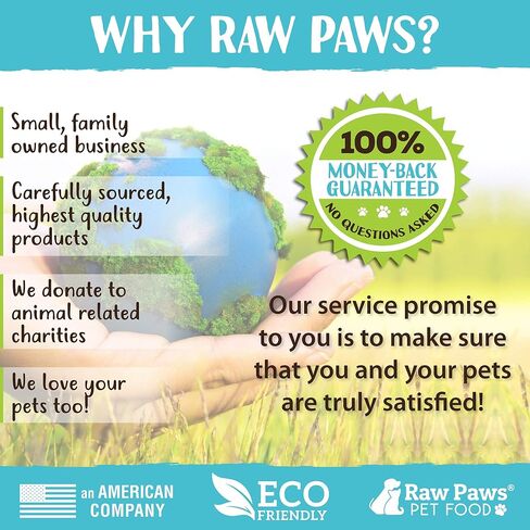 Raw Paws Lamb Ears for Dogs, 30 Count - Soft, Crunchy Lamb Dog Treats - Natural Rawhide Alternative Dog Chews Preservative and Additive Free in Kuwait