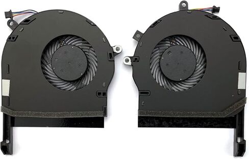 مروحة تبريد وحدة المعالجة المركزية + وحدة معالجة الرسومات متوافقة مع ASUS ROG FX504 FX504G FX504GE FX504GM FX504GD FX504FE 5V 0.5A DFS531005PL0T DFS501105PR0T in Kuwait