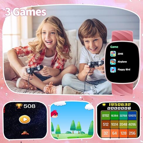 Smart Watch for Kids, Kids Fitness Tracker Watch for Boys Girls Ages 5-15, Activity Tracker, Heart Rate Sleep Monitor, IP67 Waterproof, Pedometer, Sport Modes, Puzzle Game, S60K Blue in Kuwait