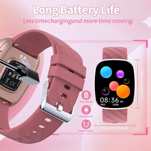 Smart Watch for Kids, Kids Fitness Tracker Watch for Boys Girls Ages 5-15, Activity Tracker, Heart Rate Sleep Monitor, IP67 Waterproof, Pedometer, Sport Modes, Puzzle Game, S60K Blue in Kuwait