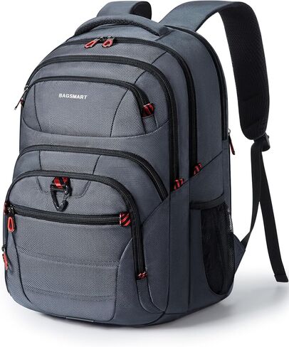 BAGSMART Slim Business Laptop Backpack with USB Charging, Water-Resistant for 15.6 Inch Notebook in Saudi Arabia