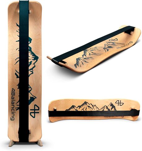 Balance Trainer for Adults - Slackboard Standing Desk Balance Board and Home Workout Equipment, Balance Trainer for Yoga, Strength, Coordination, Concentration - Scandi in Saudi Arabia