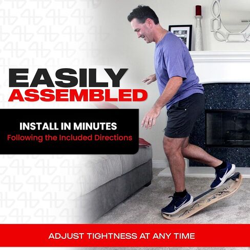 Balance Trainer for Adults - Slackboard Standing Desk Balance Board and Home Workout Equipment, Balance Trainer for Yoga, Strength, Coordination, Concentration - Scandi in Saudi Arabia