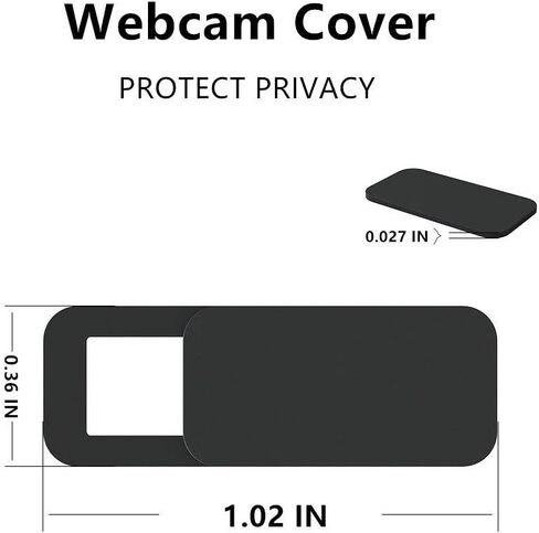 Webcam Cover, 0.027 inch Ultra-Thin Laptop Webcam Cover Slider Camera Cover for MacBook Pro, Laptop, Mac, PC, Surfcase Pro, Protecting Your Digital Life, 3 Pack in Saudi Arabia