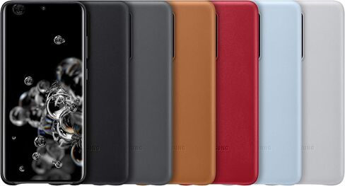Samsung Original Galaxy S20 Ultra 5G Leather Cover/Mobile Phone Case - Black in Saudi Arabia