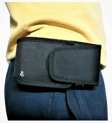 حقيبة هاتف محمول من النايلون من Nite Ize لهواتف iPhone 15 14 Pro Max و14 Plus وiPhone 13 12 11 Pro Max، متينة وقوية وحامل مشبك حزام دوار 360 درجة، تناسب (Otterbox Commuter/Defender) in Kuwait