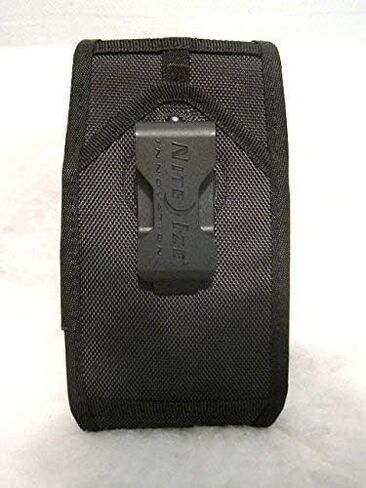 حقيبة هاتف محمول من النايلون من Nite Ize لهواتف iPhone 15 14 Pro Max و14 Plus وiPhone 13 12 11 Pro Max، متينة وقوية وحامل مشبك حزام دوار 360 درجة، تناسب (Otterbox Commuter/Defender) in Kuwait