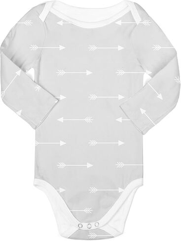 Long Sleeve Cotton Baby Bodysuits One Piece For Boys Girls 12 Pack 0-24 Month in Kuwait