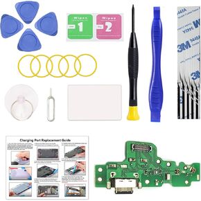 for Moto G Power 2021 USB Charging Port Replacement, Type C Dock Board Connector for G Power 2021 XT2117 Series, with Tools & Instruction