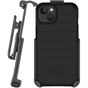 Case with Belt Clip for iPhone 14 Pro Max, BELTRON Slim Full Protection Hybrid Case & Rotating Belt Clip Holster with Built in Kickstand, Scratch Resistant/Shock Absorption