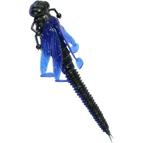 FishLab NSN-425-BB Nature Series Flutter Nymph 4 1/4" (Black and Blue)