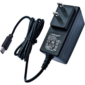 UpBright 20V 800mA USB Type C AC/DC Adapter Compatible with Verilux HappyLight Alba VT52 VT52WW3 Happy Light LED Therapy Lamp GP Model GP-SW200DC0800(US) GP-SW200DC0800US Power Supply Battery Charger
