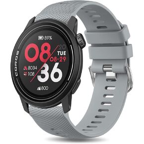 Meliya Silicone Bands Compatible with Coros Pace 3 /Apex 2 Pro/Apex Pro/Apex 46mm Watch Band, Soft Silicone Sport Replacement Wristband for Coros Pace 3 Watch