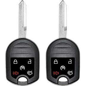 Key Fob Replacement for 2011-2017 Ford Expedition/ 12-15 Explorer Flex Taurus/ 07-15 Lincoln MKX Car Keyless Entry Remote Control, CWTWB1U793, 5 Buttons, 2Pcs