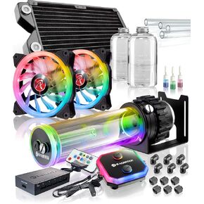 RAIJINTEK Phorcys Pro CA240 RGB Reservoir-Set - 240 mm