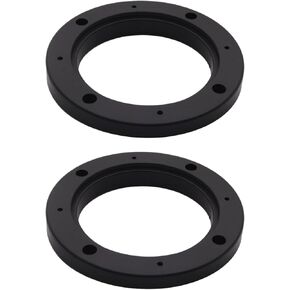 1 Pair 6" Plastic Speaker Spacer Rings Universal Fit ABS Black Speaker Spacers Car Stereo Speaker Spacer Adaptor Ring Mounting Bracket
