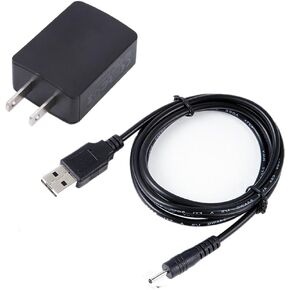 Replacement 2-in-1 AC DC Power Charger Adapter + USB Charging Cable Cord for RCA Voyager III 7 Inch RCT6973W43 7" Tablet