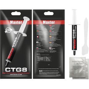 CTG08 Thermal Paste (2g) - 12.8W/mk High-Performance Compound, Superior Thermal Conductivity for CPUs, Consoles, Graphics Cards, Laptops, Non-Capacitive, Non-Conductive, Durable