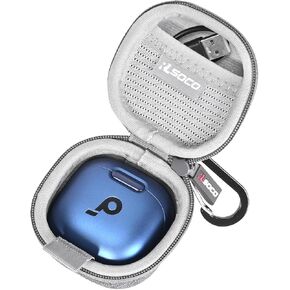 RLSOCO Hard Case for Anker Soundcore Liberty 4 NC Wireless Earbuds - Black (Case Only)