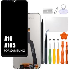 Replacement for Samsung Galaxy A10 A105 LCD Screen for Samsung SM-A105F SM-A105G SM-A105M SM-A105FN Screen Touch Digitizer Assembly LCD Display with Repair kit