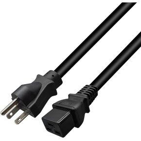 (1.8m/6ft) NEMA 6-20P to IEC 320 C19 Heavy-Duty Power Cord for PDU and UPS 20A, 12AWG UL Certification