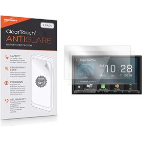 BoxWave Screen Protector Compatible with Kenwood Excelon DMX706S - ClearTouch Anti-Glare (2-Pack), Anti-Fingerprint Matte Film Skin for Kenwood Excelon DMX706S