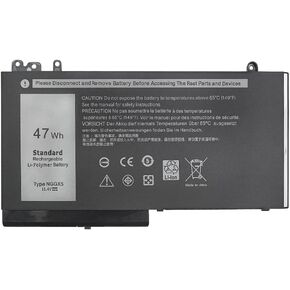 11.4V 47Wh NGGX5 JY8D6 954DF 0JY8D6 451-BBUM RDRH9 Replacement Laptop Battery Compatible with DELL Latitude E5270 E5470 E5570 E5550 M3510 Series Tablet