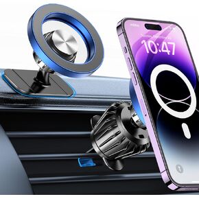 لـ Magsafe Car Mount 【20 مغناطيسًا قويًا】حامل هاتف مغناطيسي لحامل هاتف السيارة Mount Dash[360 درجة] حاملات هاتف لملحقات سيارتك، حامل الهاتف الخلوي في السيارة لهاتف iPhone 15 14 13 12 Pro Max Plus Max in Kuwait