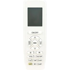 YAP1FB2F Replace AC Remote Control Sub YAP1F7F Compatible with Gree Air Conditioner CAS18HP230V1BC 3VIR18HP230V1BO CAS24HP230V1BC 3VIR24HP230V1BO 4LIV09HP115V1AH 3VIR09HP230V1AO CB385002900
