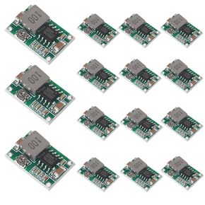 15PCS Mini 360 Buck Converter 3A DC-DC Adjustable Voltage 4.75V-23V to 1V-17V Step Down Power Converter RC Airplane Power Step-Down Mini360 Buck Module