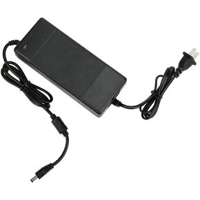 24V 10A AC/DC Power Adapter, Wide Voltage AC 100-240V to DC 24V Power Supply Converter with 5.5x2.5mm 2.1mm Plug for Power Subwoofer Amplifier, LED Strip Light