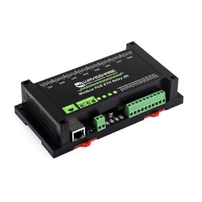 8-CH Relay Module via Ethernet with Digital Input, Adopt Modbus RTU/Modbus TCP Protocol, Supports PoE Power Supply/DC Power Port/Screw Terminal/DC 7~36V Wide Range Power Input