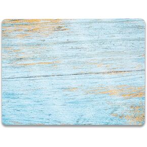 MightySkins Glossy Glitter Skin Compatible with Microsoft Surface Laptop Go 3 (2023) Full Wrap Kit - Distressed Wood | Protective Durable High-Gloss Glitter Finish | Made in The USA