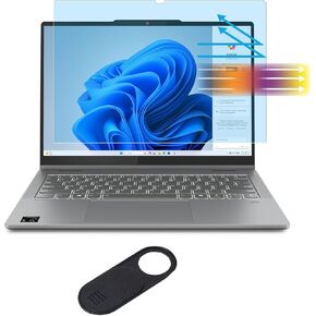 MUBUY 2 Pack Screen Protector for 2024 Lenovo IdeaPad Slim 5i 14″Gen 9/IdeaPad Pro 5 14″,14APH8,Gen 8/IdeaPad Pro 5i 14″,Gen 8/IdeaPad Pro 5i 14″,Gen 9/IdeaPad 1 14″Gen 7Anti Blue Light Glare Shield