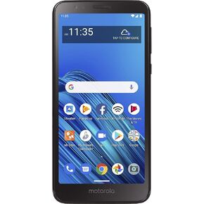 هاتف Motorola Simple Mobile Moto E6 4G LTE المدفوع مقدمًا (مقفل) - أسود - 16 جيجابايت - يتضمن بطاقة Sim - GSM in Kuwait