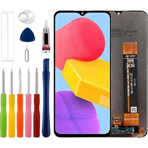 [New] Duotipa LCD Display Screen Digitizer Assembly Replacement for Galaxy F13 SM-E135F, SM-E135F/DS 6.6" with Technical Repair Tools Kit-Black.