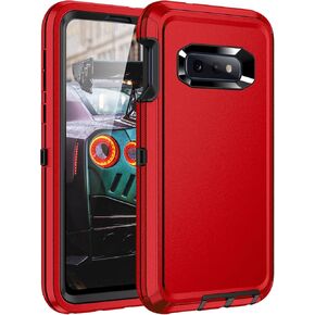 for Galaxy S10e Case,Shockproof Dropproof Dustproof,3-Layer Full Body Protection Heavy Duty High Impact Hard Cover Case for Samasung Galaxy S10e,Black in Saudi Arabia