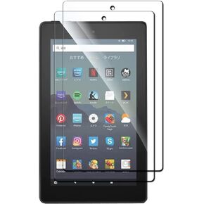 [2 Pack] Screen Protector for Fire 7 /Fire 7 Kids Edition(9th/7th Gen), Tempered Glass Screen Film Guard, Anti-Scratch Screen Protector for Fire 7 7inch 2019/2017 in Kuwait