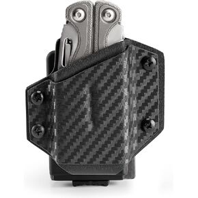 غمد متعدد الأدوات TACTICAL GEEK TX1، حافظة حامل غمد متعدد الأدوات EDC، غمد قابل للتعديل مع مشبك خلفي للحزام، أداة متعددة غير متضمنة (برتقالي) in Kuwait
