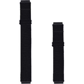 22mm Elastic Wristband/Armband Strap for Compatible with Garmin Venu 3 45mm/Venu 2, Fossil Gen 6 44mm, Samsung Galaxy Watch 3 45mm (Black, Medium)