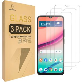 Mr.Shield Screen Protector compatible with TCL K24 [Tempered Glass] [3-PACK] [Japan Glass with 9H Hardness]