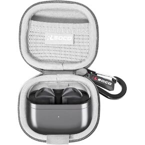 RLSOCO Hard Case for Samsung Galaxy Buds 3 Pro/Galaxy Buds 3 AI True Wireless Bluetooth Earbuds - Black (Case Only)