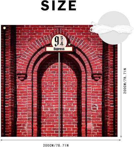 OYIXIO 9 و3/4 King's Cross، دعامات كشك الصور C، مناسبة للاستخدام الخارجي والداخلي، لمحبي المعجبين، هدايا عيد الميلاد، هدايا العطلات، مستلزمات الحفلات. in Kuwait